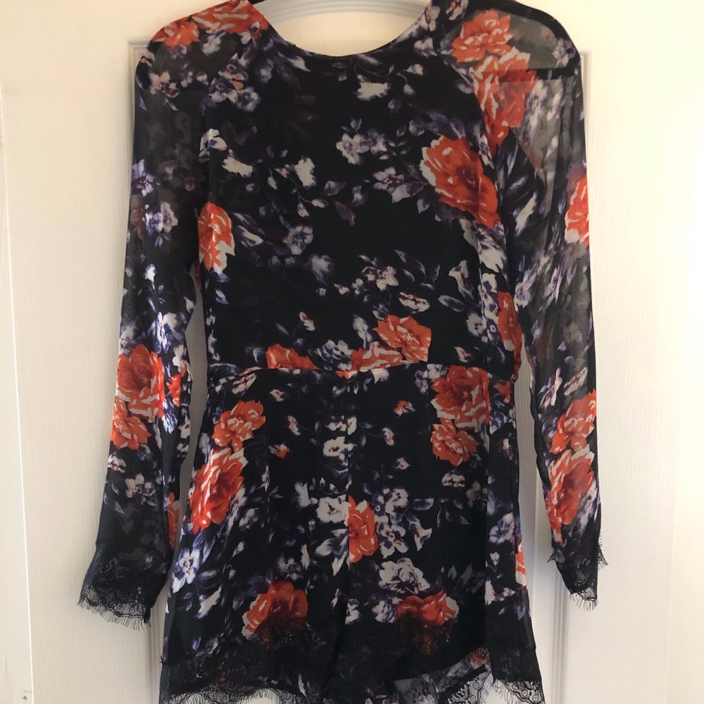 long sleeve romper